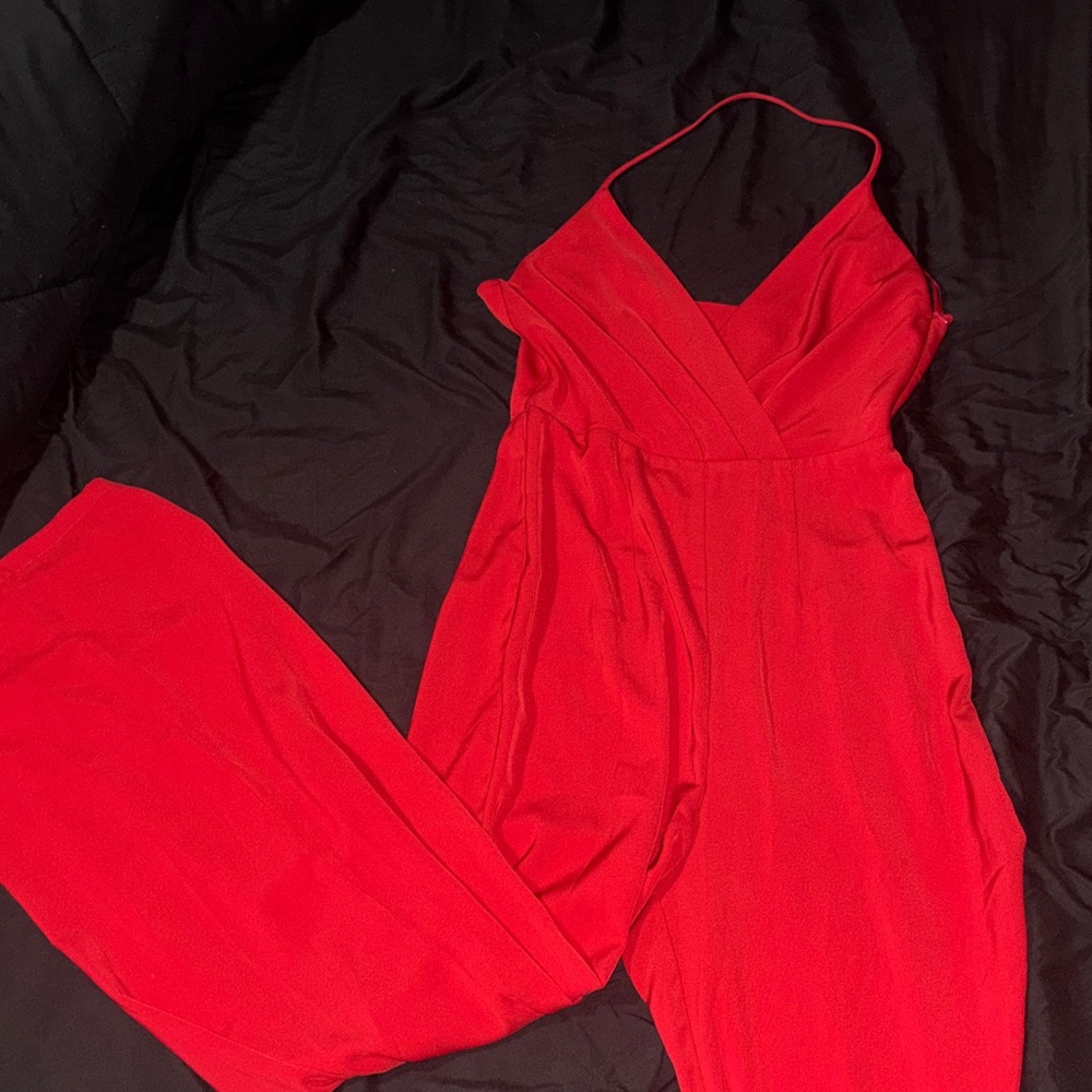 Urban Outfitters Vibrant Red Jumpsuit